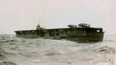 Merchant Aircraft Carrier (MAC) at Sea 