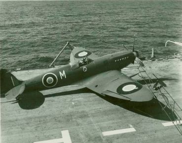 Supermarine Seafire Crash, HMCS Warrior