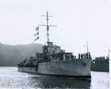 HMCS Assiniboine Arriving at St. John's