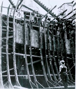 SS Victoria Park under Construction