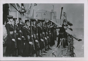 Burial at Sea, HMCS Assiniboine