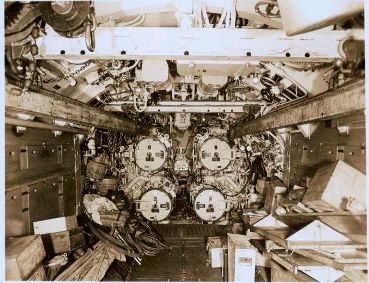 U-889's Forward Torpedo Compartment