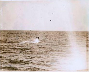 U-889 Running at Periscope Depth