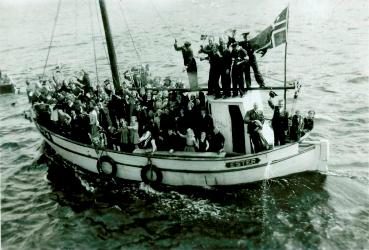 Oslo Harbour, Norway, 13 May 1945