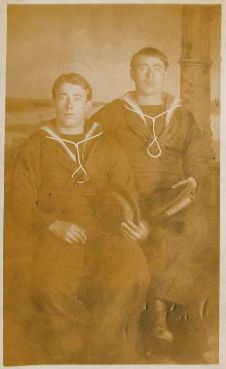 Llewellyn and Joseph Lush, 1914, Newfoundland Royal Naval Reserve