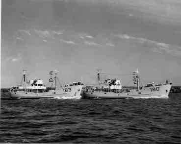 HMCS Porte St. Louis and HMCS Porte St. Jean