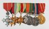 Medal Set, Dennis Thompson Forster, HMS Nabob