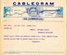 Telegram Confirming Flight Lieutenant Harry Wambolt's Death