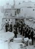 HMCS Rainbow's Officers Greeting Dignitaries