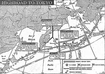 'High Road to Tokyo' (Route ouverte vers Tokyo),  The Globe and Mail, May 3, 1943