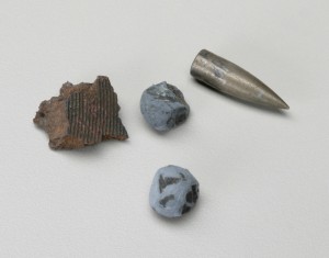 Shell Shrapnel Fragments and Bullets