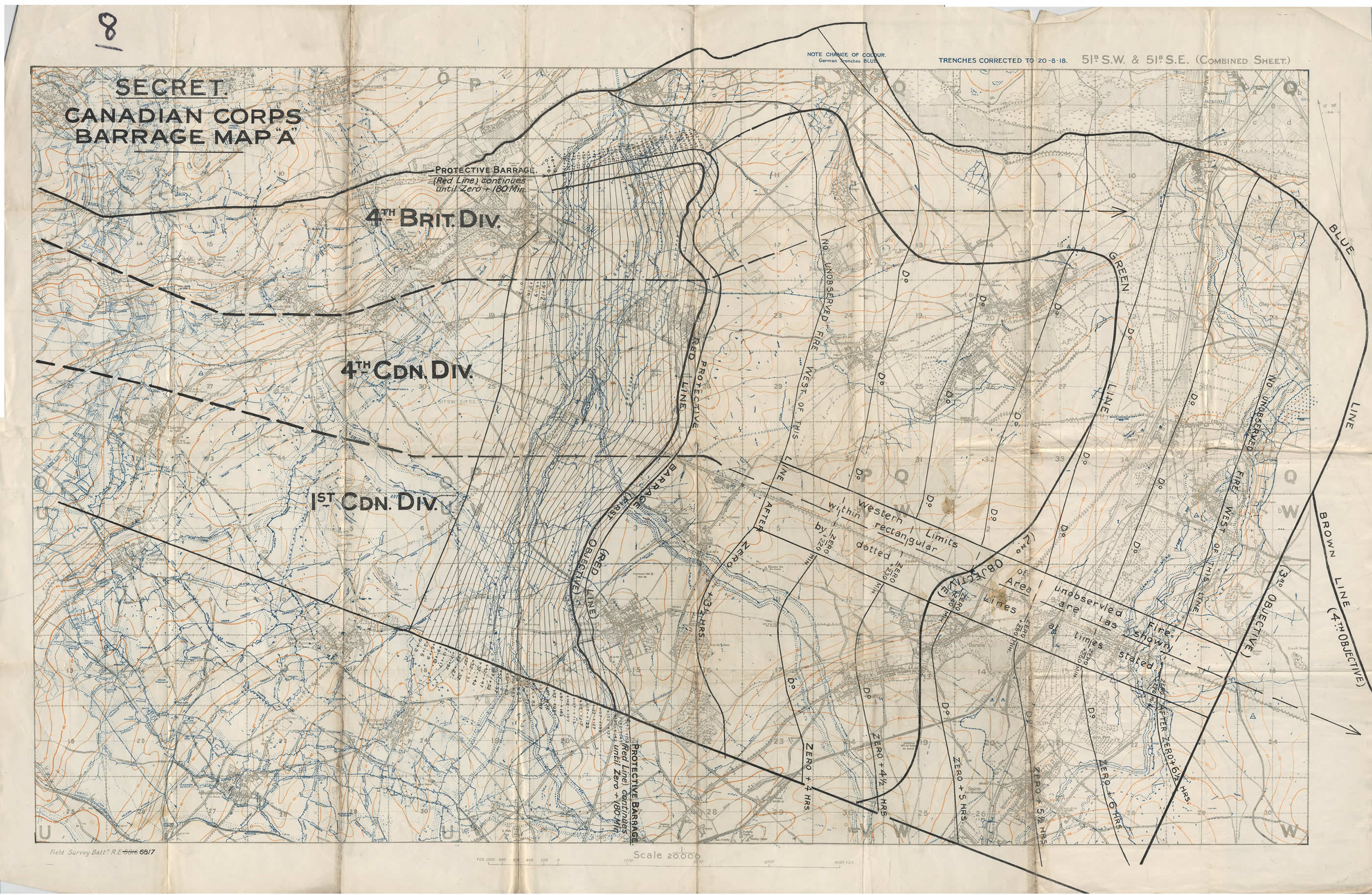 Artillery Barrage Map