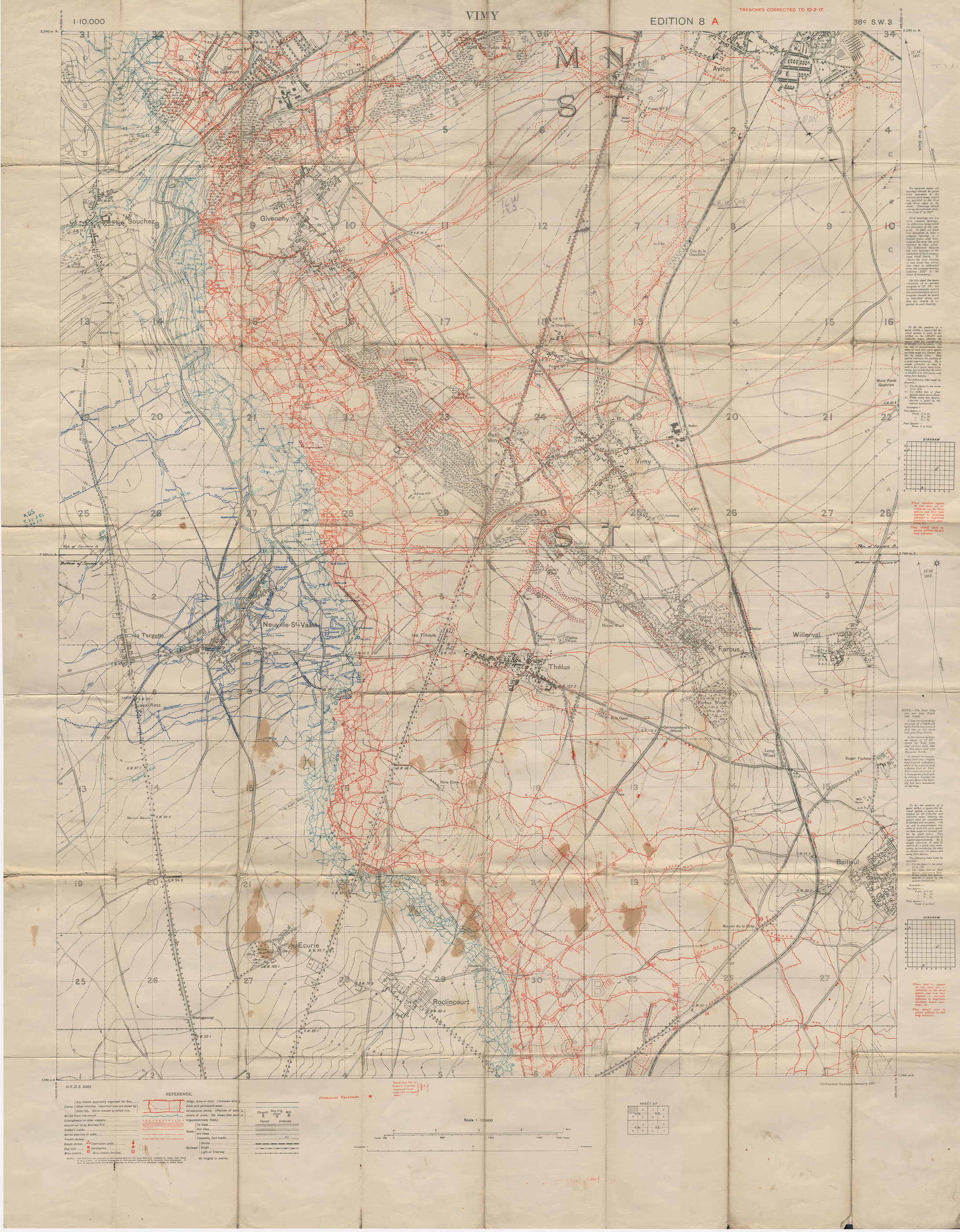 Vimy Ridge Battlefield Map Cbc News In Depth Vimy Ridge Remembered