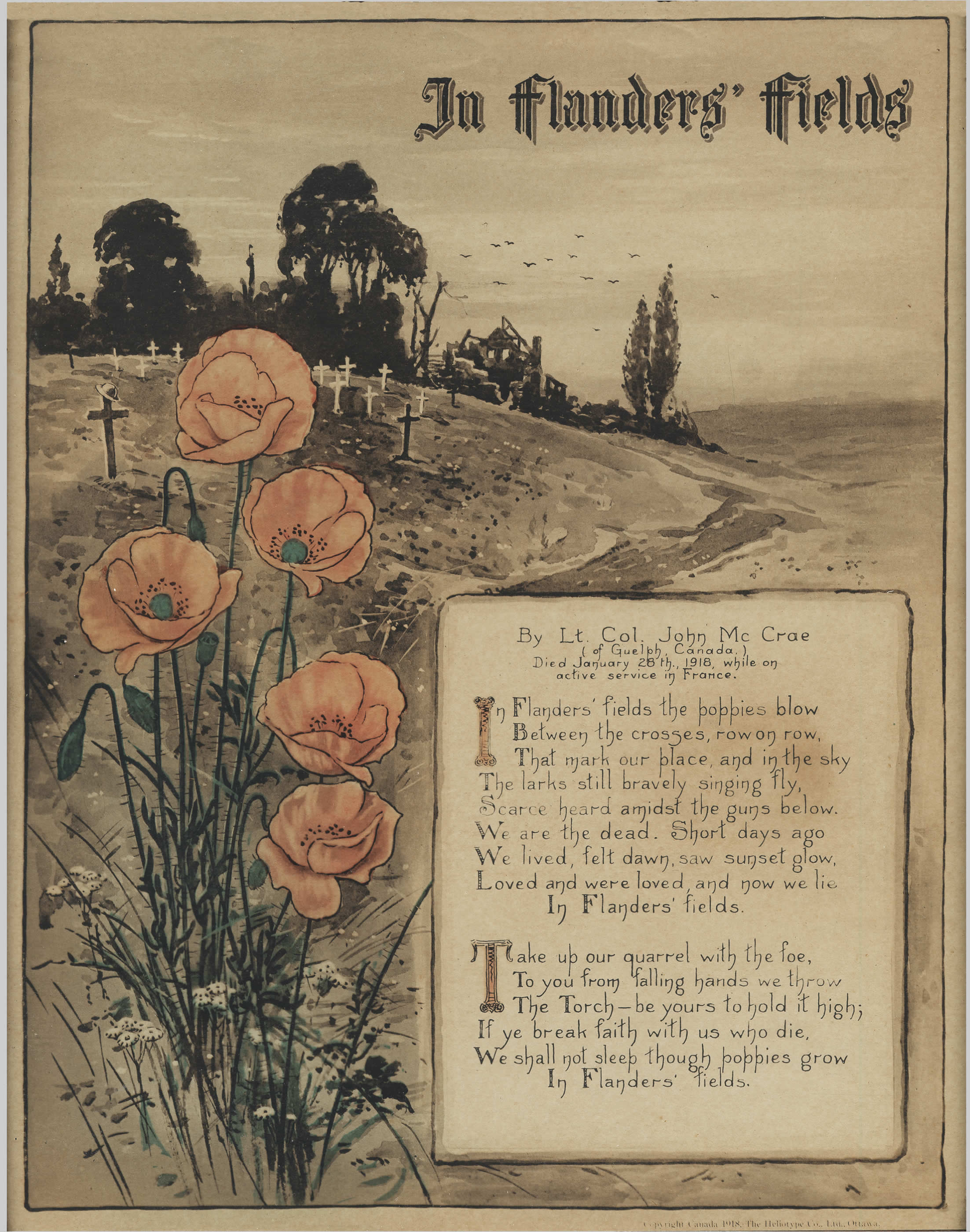 In flanders fields poem hi-res stock photography and images - Alamy