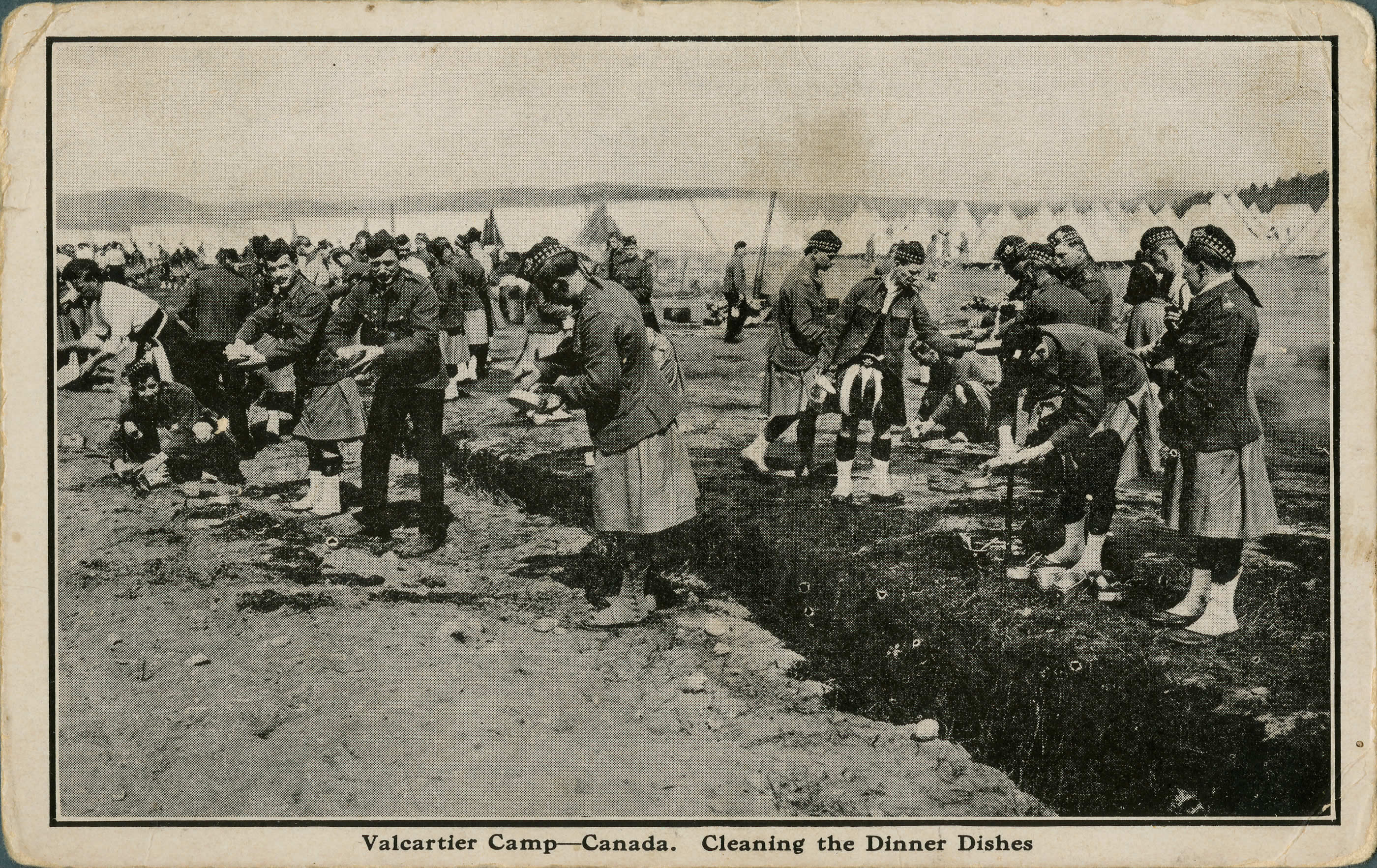 Cleaning Dishes at Valcartier