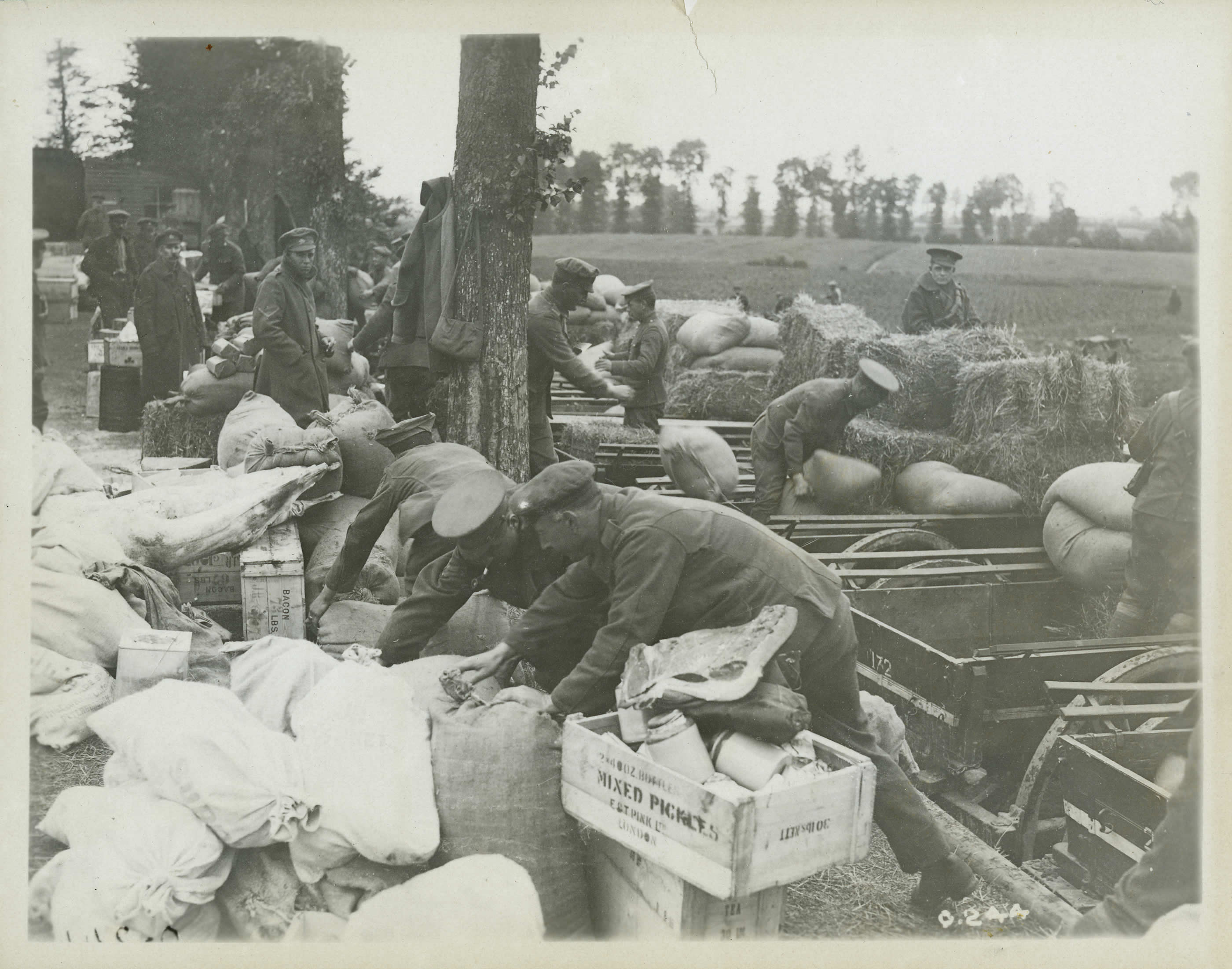 Loading Rations for the Front