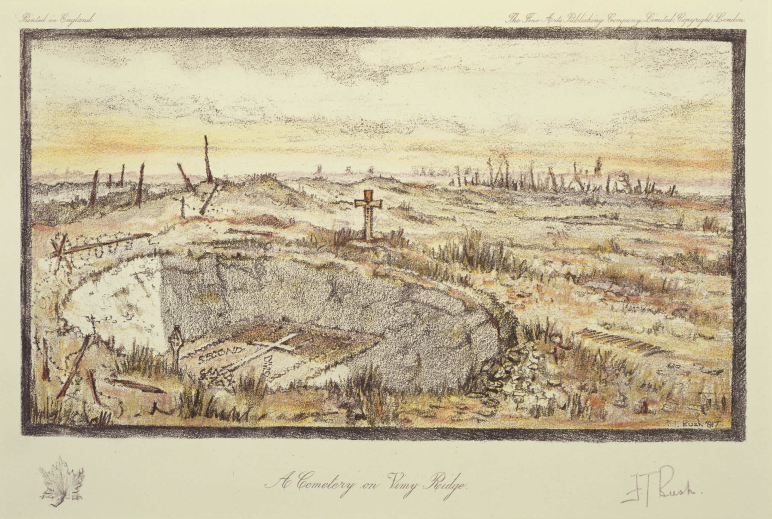 <i>A Cemetery on Vimy Ridge</i>