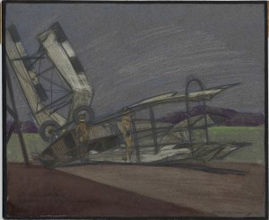 Crashed Curtis JN-4 Aircraft