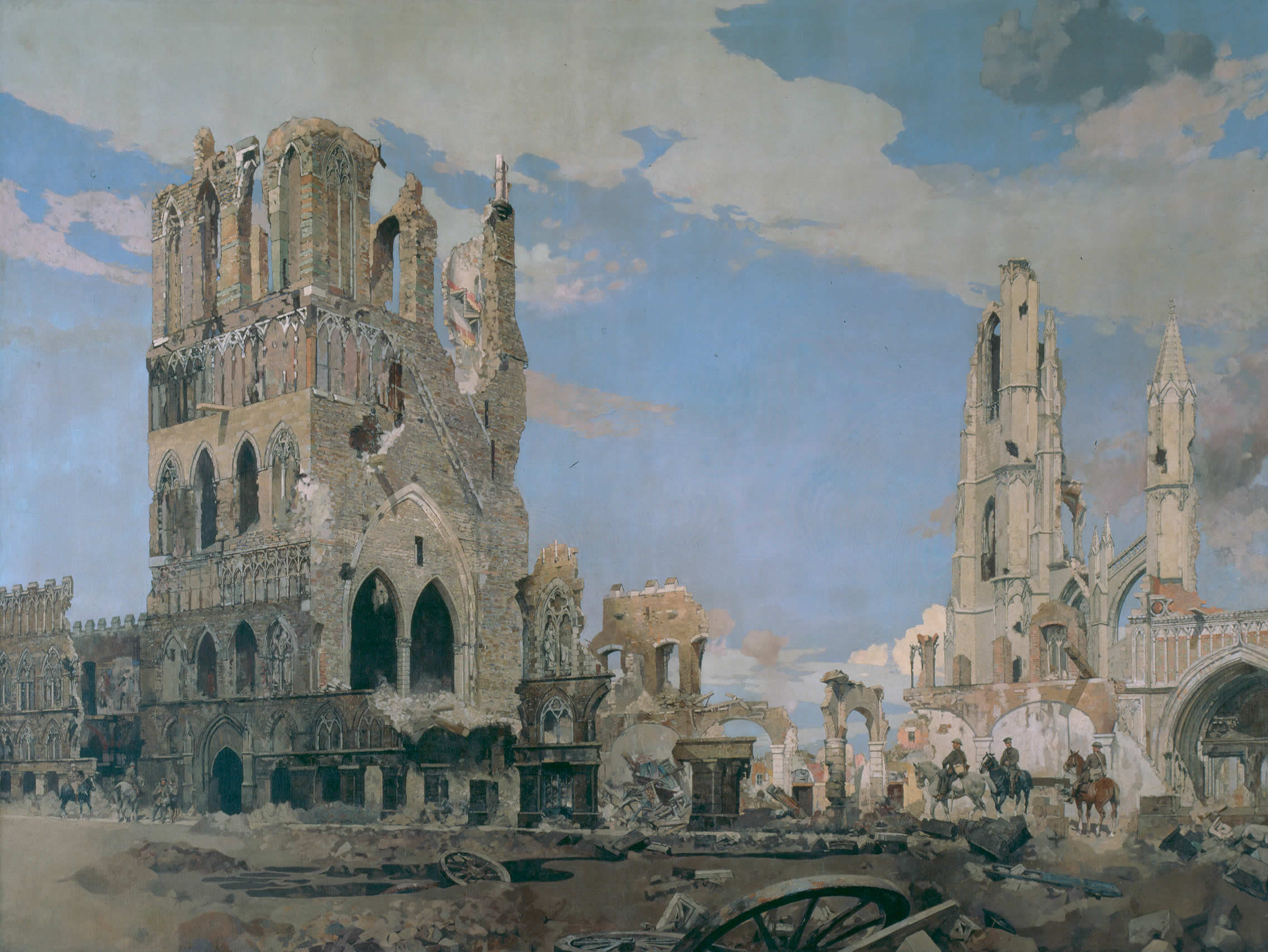 <i>The Cloth Hall, Ypres</i>