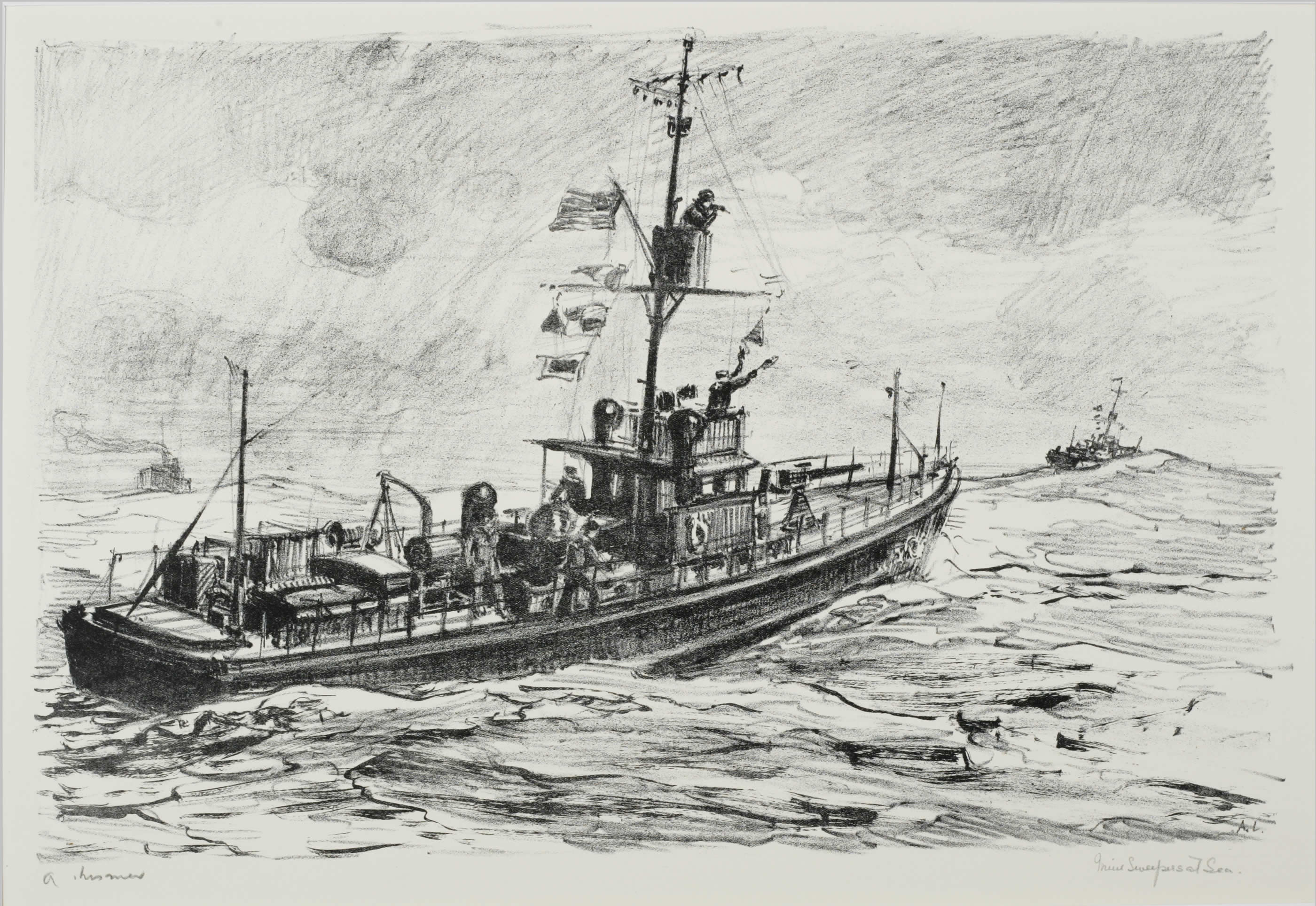 <i>Minesweepers at Sea</i>