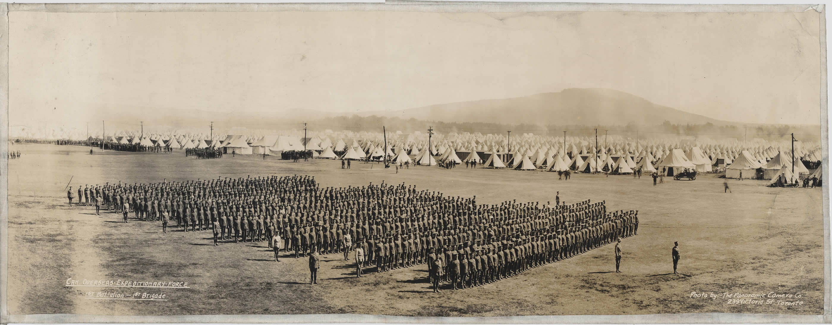 1st Battalion at Valcartier