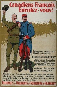 Canadiens-Francais, Enrolez Vous! (French Canadians, Enlist!)