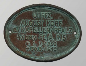 German Grave Marker