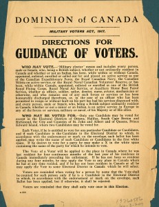 Directions for Voters