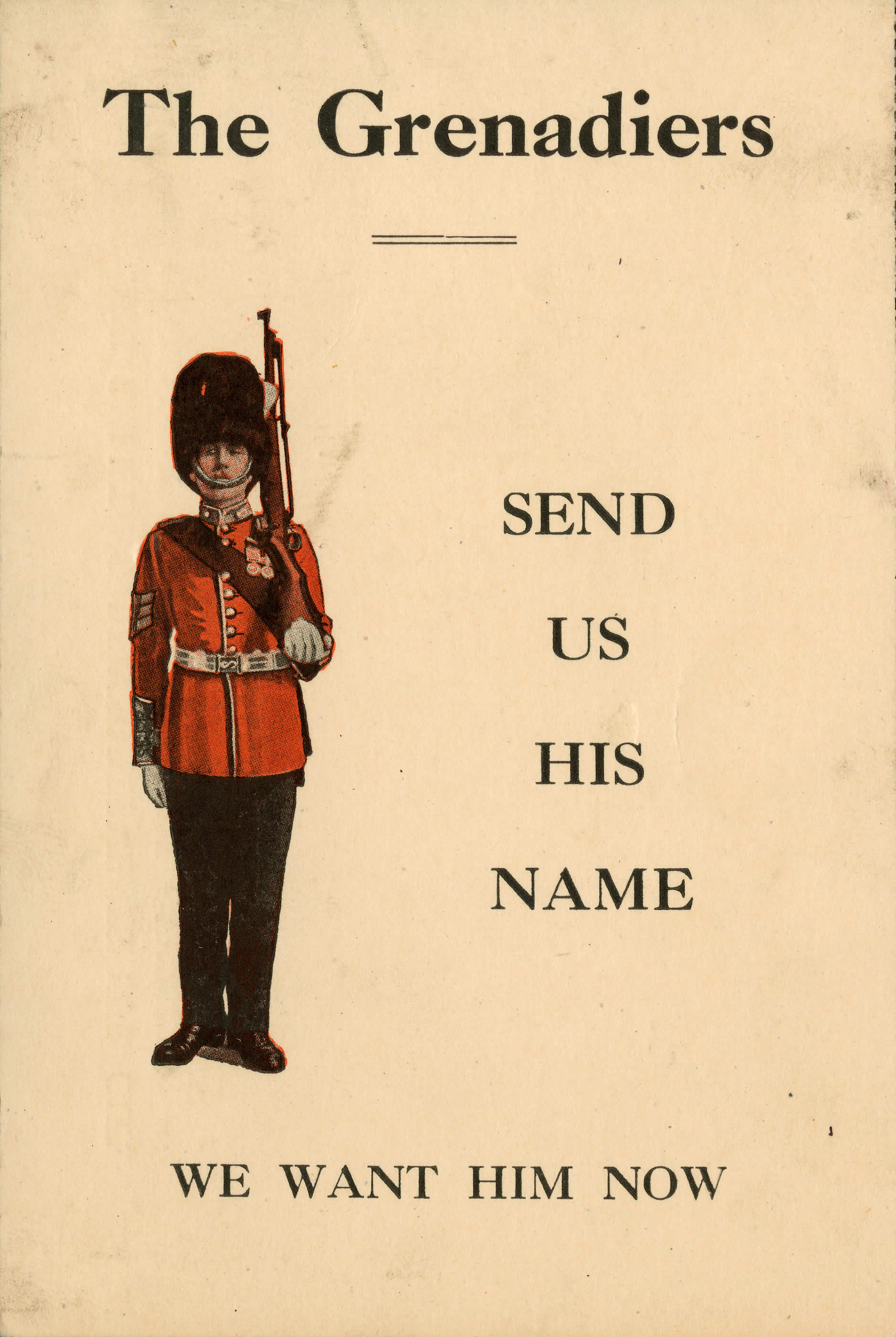 <i>Send Us His Name</i>