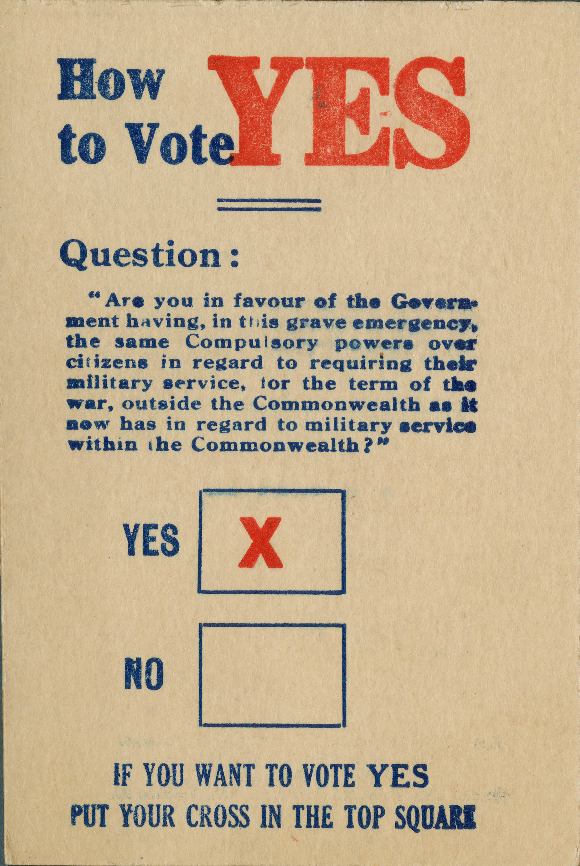 <i>How to Vote YES</i>