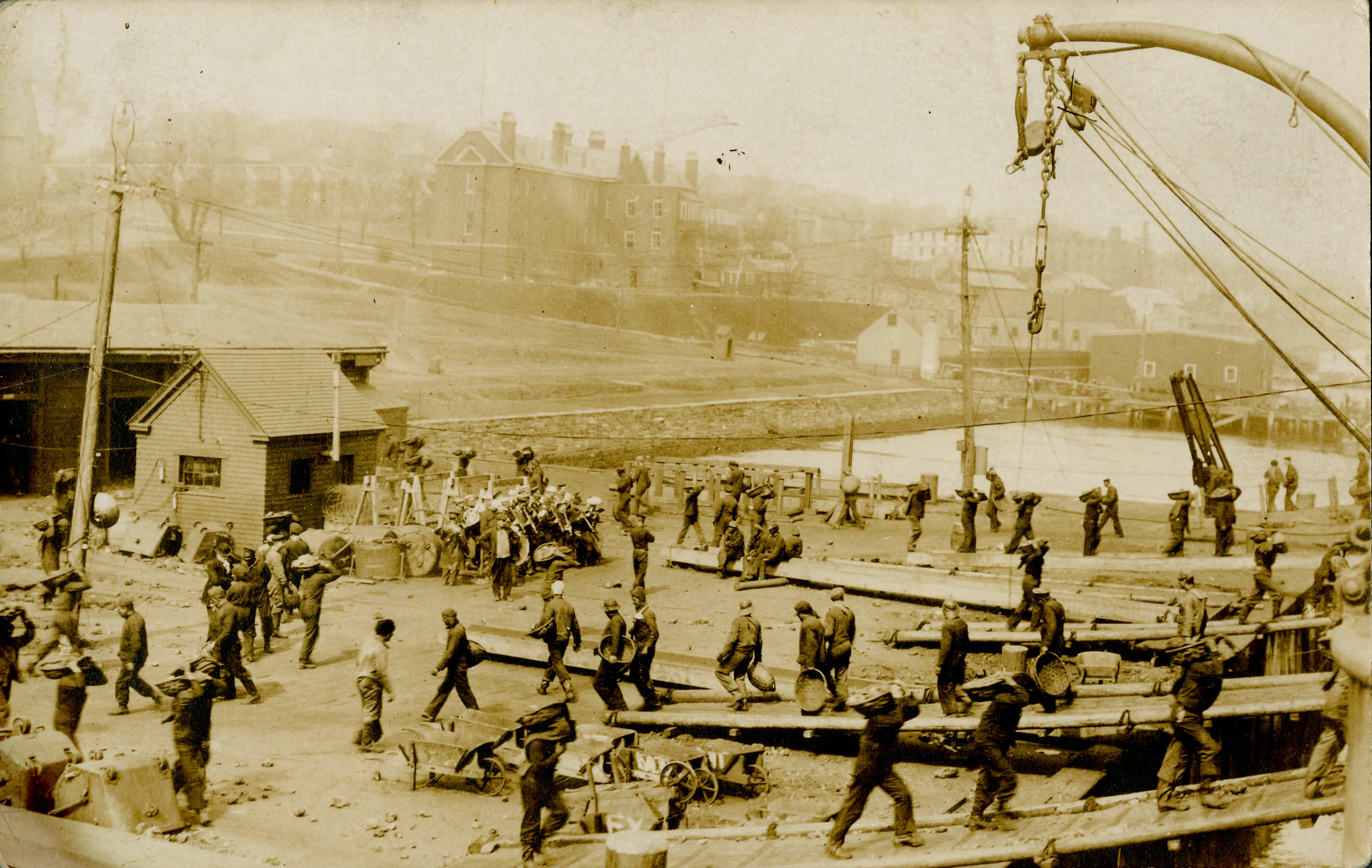 Loading Coal on the <i>Niobe</i>