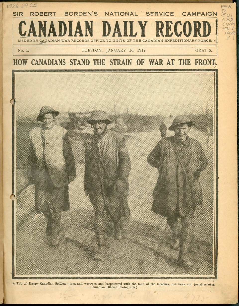 Archival Documents Government Documents Canada and the First World War