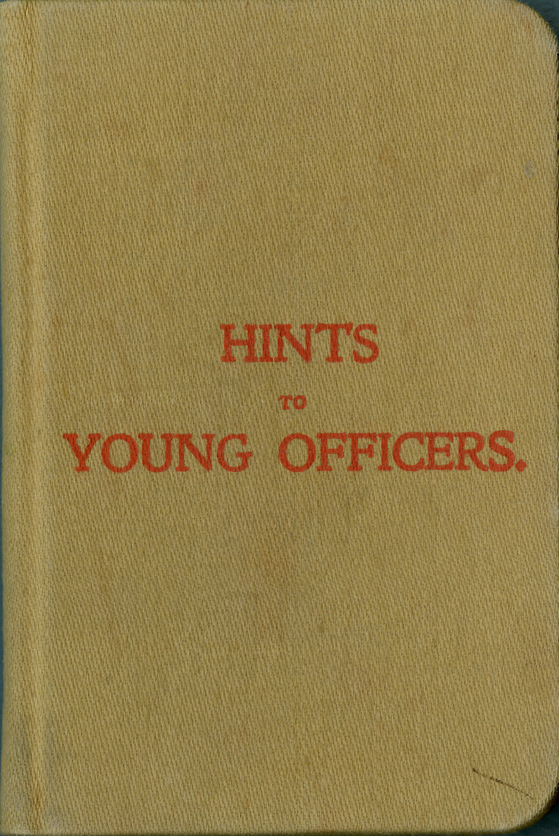 <i>Hints to Young Officers</i>