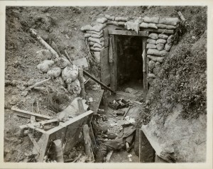 Demolished German Trench