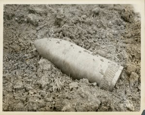 Unexploded 12 Inch Shell