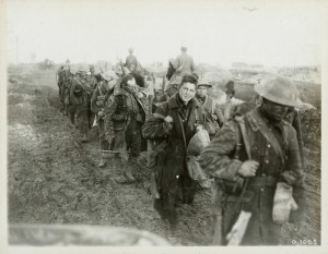 Canadian Troops Return from Trenches