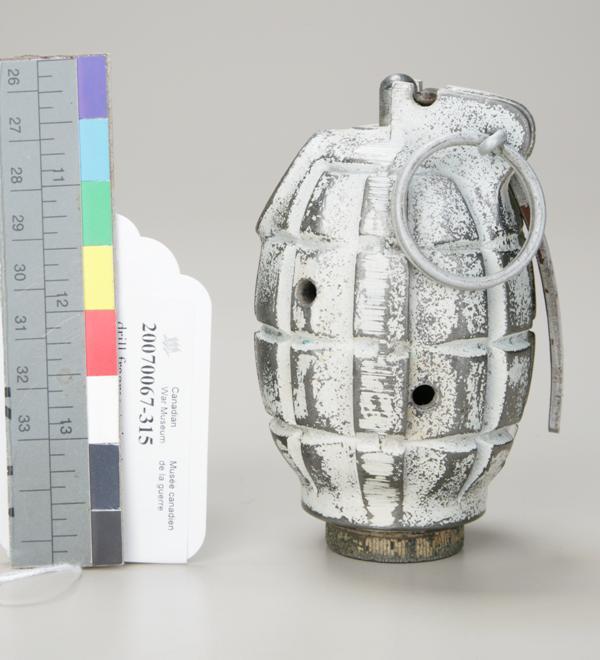 drill fragmentation hand grenade | Canadian War Museum
