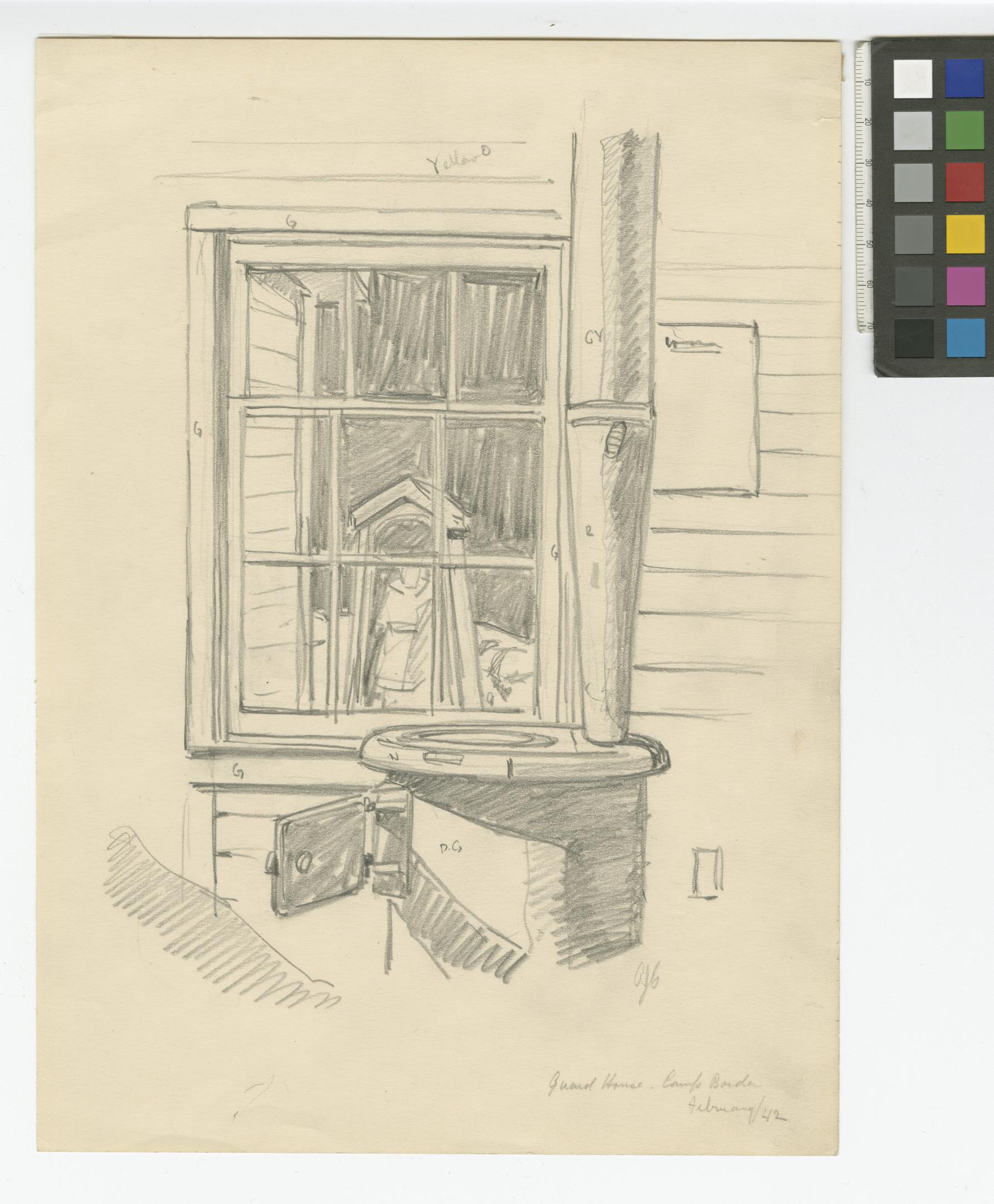 drawing, Guard House, Camp Borden by Casson, Alfred Joseph