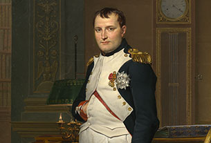 L’empereur Napoléon, dans son cabinet des Tuileries