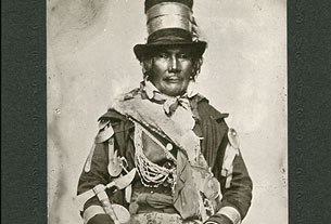 Chief Oshawana, around 1858