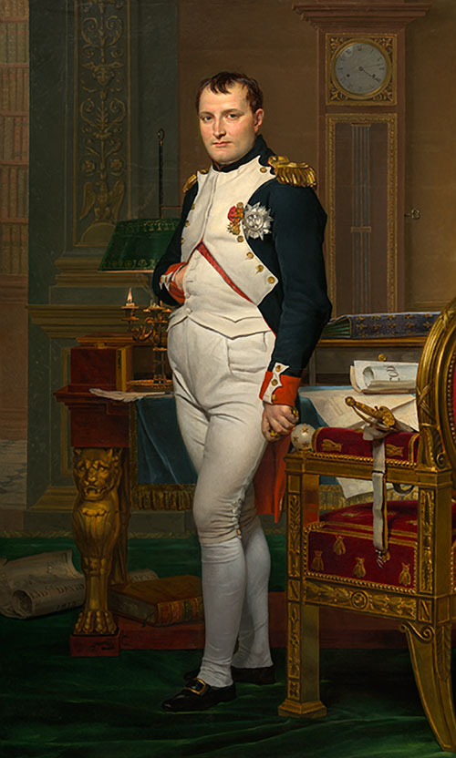 L’empereur Napoléon, dans son cabinet des Tuileries