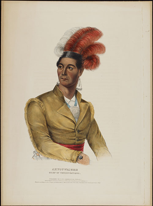 Ahyouwaighs, chef des Six-Nations (John Brant)