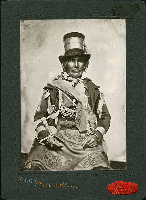 Chief Oshawana, around 1858