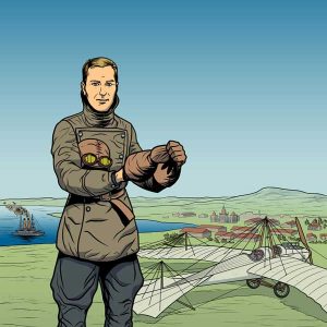 Gunther Plüschow, the one-man German air force in Tsingtao, China.