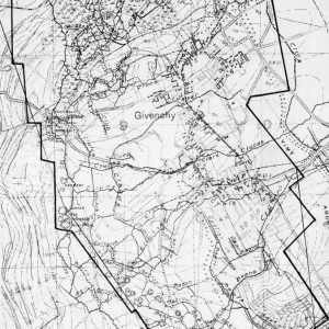 Map of Vimy Ridge - Portion of the 4th Canadian Division Front April 7th, 1917