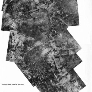 Aerial photo of Vimy Ridge - Portion of the 4th Canadian Division Front April 7th, 1917