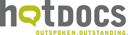 Logo - Hot Docs - Outspoken. Outstanding.