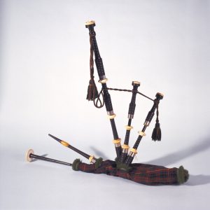 Bagpipes played by a member of the Cameron Highlanders of Ottawa