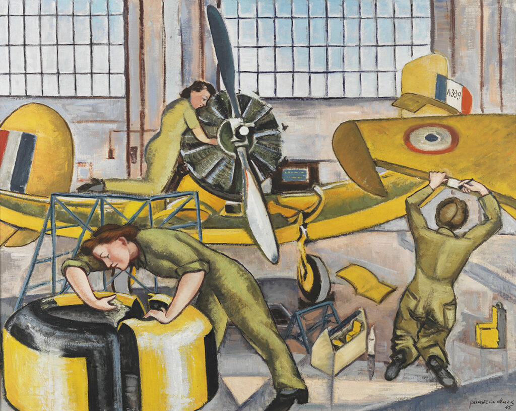 Painting, activities of the RCAF Women's Division