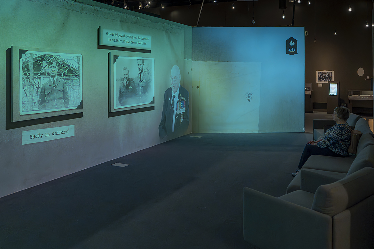 An exhibition space